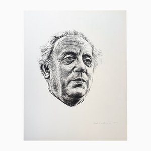 Adolf Hartmann, For Karl Amadeus Hartmann, 1966, Photogravure