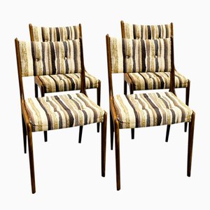 Vintage Danish Dining Chairs in Teak, 1970s, Set of 4