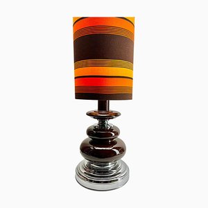 Bubble Tischlampe aus Chrom & Keramik, 1962