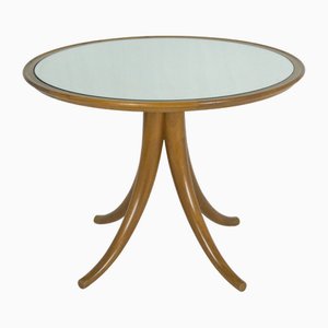 Coffee Table in Mirrored Glass and Wood by Pietro Chiesa for Fontana Arte, 1930s