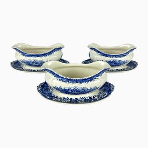Blaue Burgenländische Sauciere von Villeroy & Boch