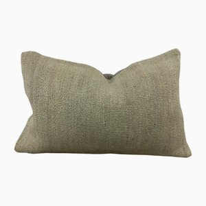 Vintage Hemp Lumbar Cushion Cover, 1960