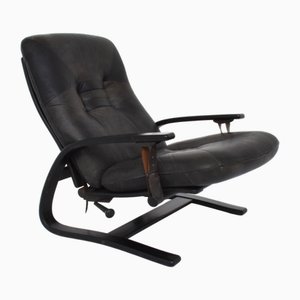 Vintage Swiss Reclining Chair from De Sede, 1970