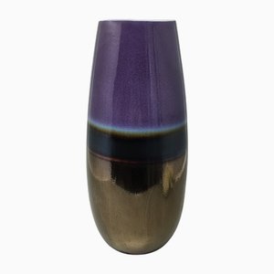 Space Age Vase in Ceramic by Brambilla, Italy, 1970s