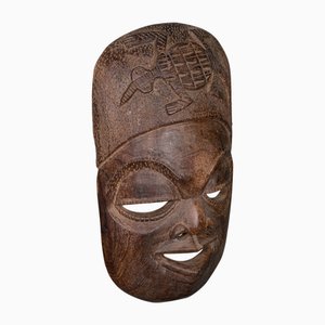 Große afrikanische Vintage Maske, 1990er