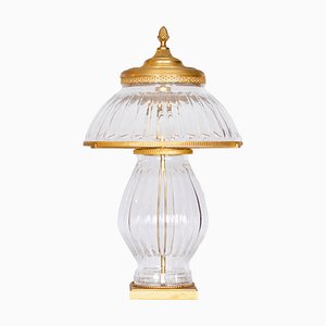 Lampe de Bureau Néoclassique en Cristal