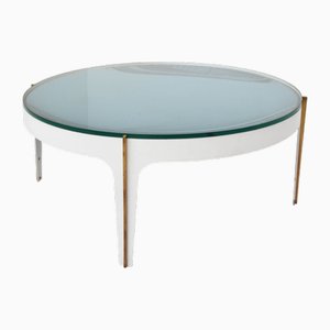 Vintage Italian Lente Coffee Table by Max Ingrand for Fontana Arte