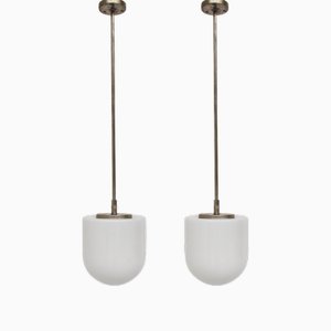wiss Bauhaus Pendant Lights from Bag Turgi, 1930, Set of 2