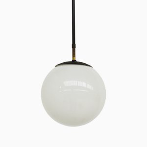 Vintage German Bauhaus Minimal Ball Pendant Light, 1920