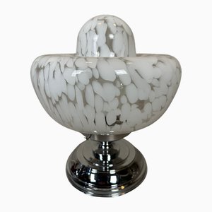 Lampada da tavolo in vetro di Murano di Mazzega, anni '70