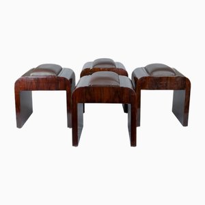 Art Deco Stools, 1921, Set of 4