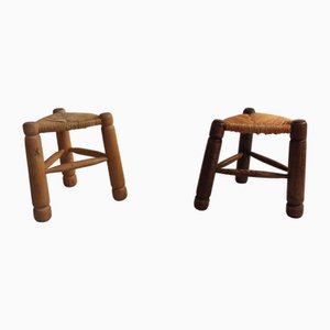 Set of Stools attributed to Charles Dudouyt, 1950s