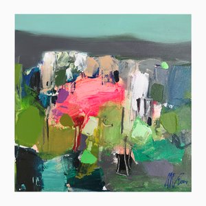 Liliya Nikolova, Abstrakter Horizont, 2022, Acryl auf Leinwand