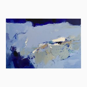 Liliya Nikolova, Abstract Landscape, 2024, Acrylic on Canvas