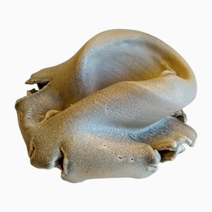 Skulpturenvase aus Steingut von Carlo Zauli