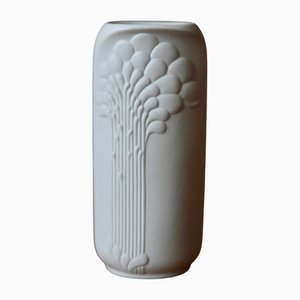 Vase Esprit Art Nouveau en Porcelaine Blanche de Alboth & Kaiser Bavaria