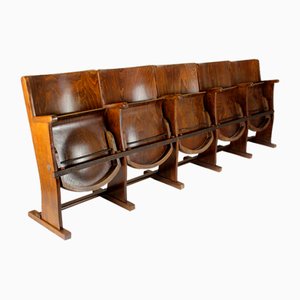 Banco de cine de cinco plazas de Ton, años 60