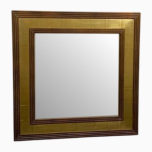 Vintage Mirror with Wooden Frame, 1970s