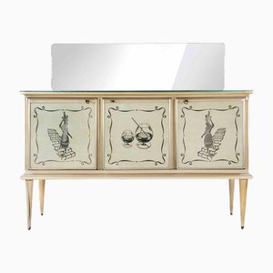Buffet with Embedded Mirror by Umberto Mascagni, Italy, 1950s