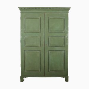 18th Century English Painted Wardrobe