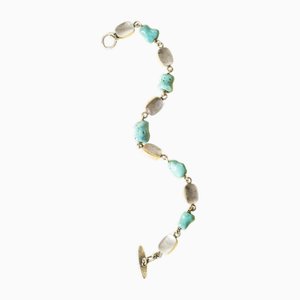 Silver and Turquoise Bracelet by Arvo Saarela, 1966