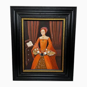 Dopo William Scrots, Virgin Queen Elizabeth I as a Young Princess, Oil Painting