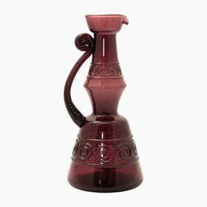 Purple Glass Bottle, 1960s