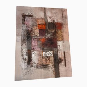 Nyoman Suwitra, Large Abstract Composition, 1990s, Oil on Canvas