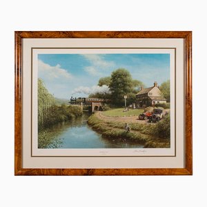 Don Breckon, Railway Scene, 1990s, Print, Framed