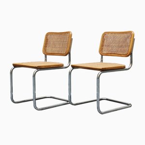 Chaises Cesca par Marcel Breuer, Italie, 1970s, Set de 2