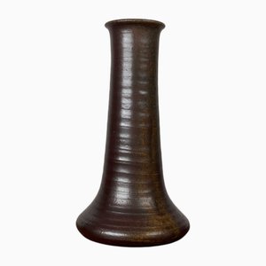 Jarrón Studio alemán vintage de cerámica de Acki Jürgens, años 70