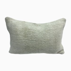 Housse de Coussin en Chanvre d'Anatolie Blanche, 1960