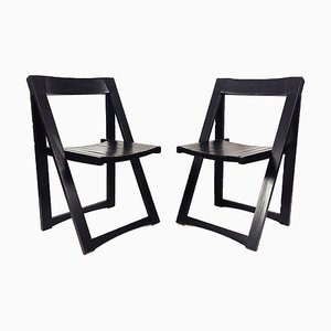 Set of Trieste Folding Chairs by Aldo Jacober for Alberto Bazzani