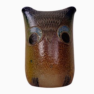 German Ceramic Owl from Wim Mühlendyck Studio, 1970s