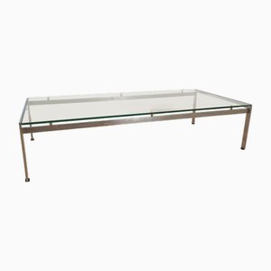 Vintage Glass Coffee Table, 1970s