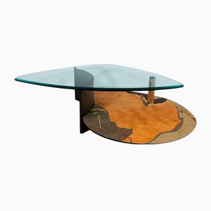 Vintage Coffee Table by Carlo Malnati, 1980s
