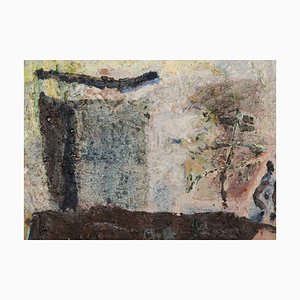 Abstract Composition, 1970s, Oil on Board