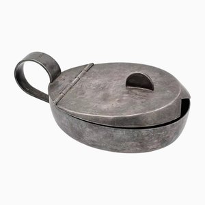 Silver Sugar Bowl attributed to Gio Ponti for Calderoni, 1930s