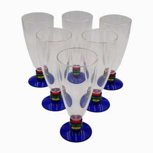 Plastica Gläser von Guzzini, 1980er, 6 . Set