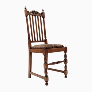 Sedia Belle Époque antica in legno, inizio XX secolo