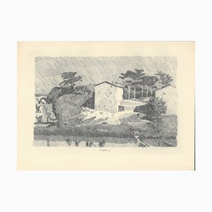 Giorgio Morandi, Campiaro Houses in Grizzana, 1929-1957, Lithographie