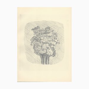 Giorgio Morandi, Zinnias in a Vase, 1929-1957, Lithograph