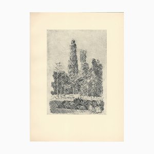 Giorgio Morandi, Poplars, 1930-1957, Lithograph