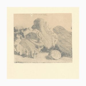 Giorgio Morandi, Still Life with Vase, Shells and Guitar, 1921-1957, Lithograph