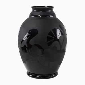 Large Belgian Vase by Paul Heller, 1930s