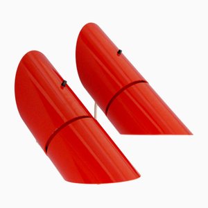 Lámparas de pared Phister de Hans Due para Fog & Mørup, años 70. Juego de 2