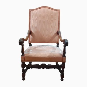 Louis XV Italian Walnut Armchair