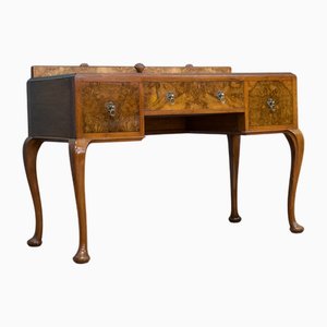 Art Deco Frisiertisch oder Schreibtisch aus Nussholz & Nussholzfurnier, 1930er