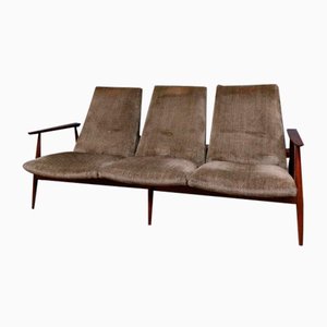 Banc Mid-Century en Palissandre, 1960s