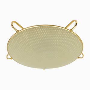 Lampada da parete o Plafonier geometrica di Erco Leuchten, Germania, anni '50